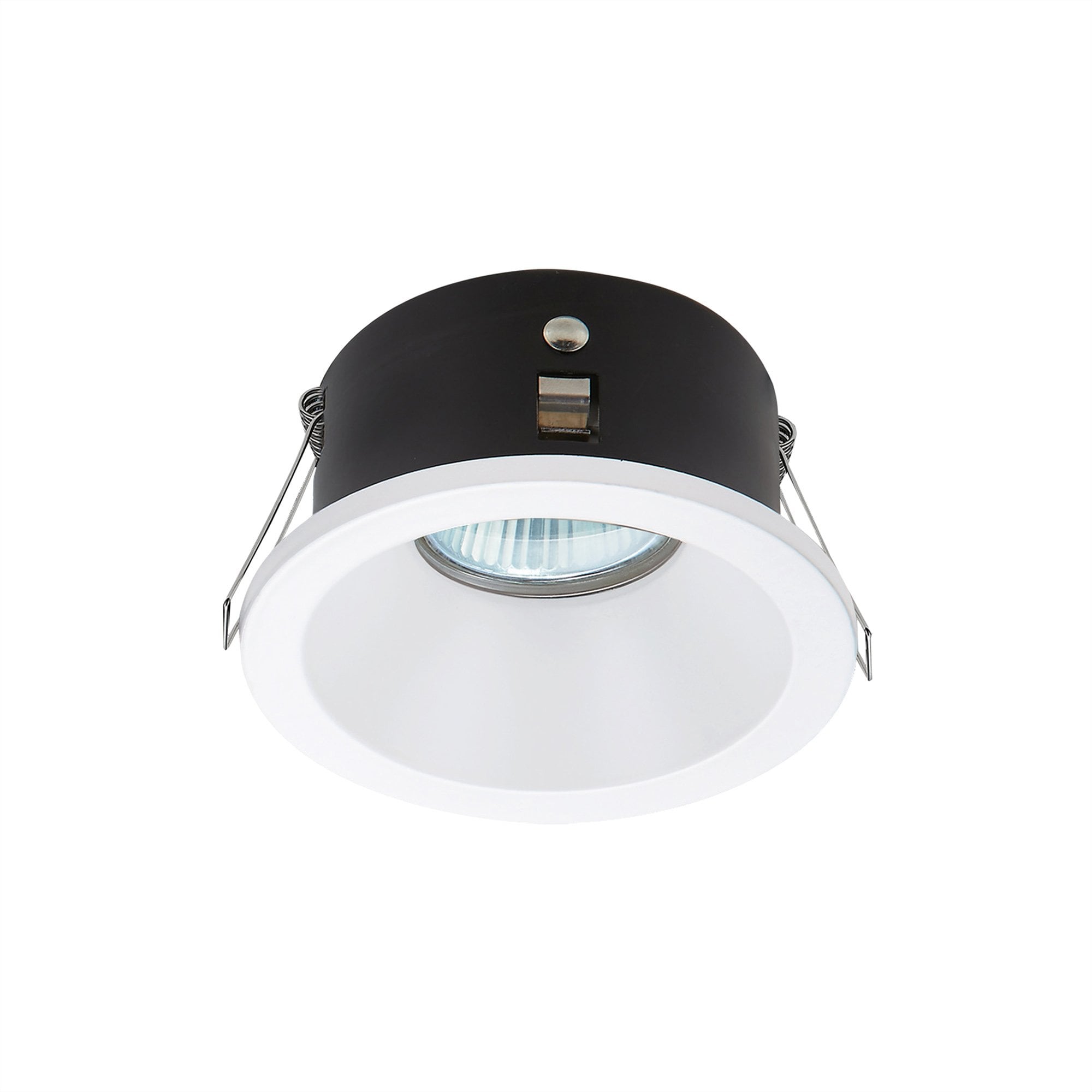 M6810 Comfort Bathroom GU10 Downlight Round 1 Light Matt White