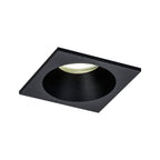 M6813 Comfort Bathroom GU10 Downlight Square 1 Light Matt Black