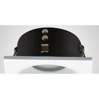 M6813 Comfort Bathroom GU10 Downlight Square 1 Light Matt Black