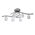 M2357SN TEL Cuadrax Rectangular Telescopic 6 Light G9 Satin Nickel