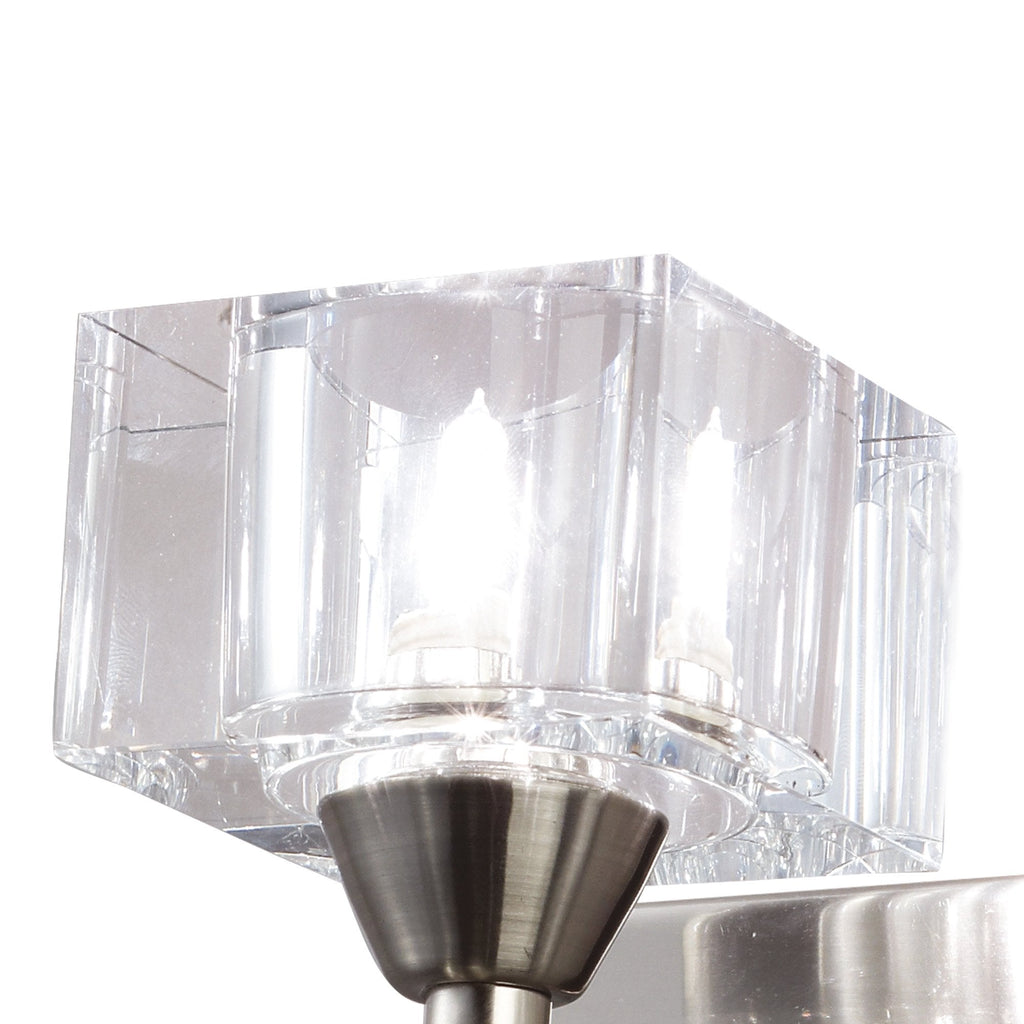 M2363SN Cuadrax Wall Lamp 1 Light G9 Satin Nickel