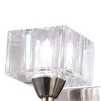 M2363SN Cuadrax Wall Lamp 1 Light G9 Satin Nickel
