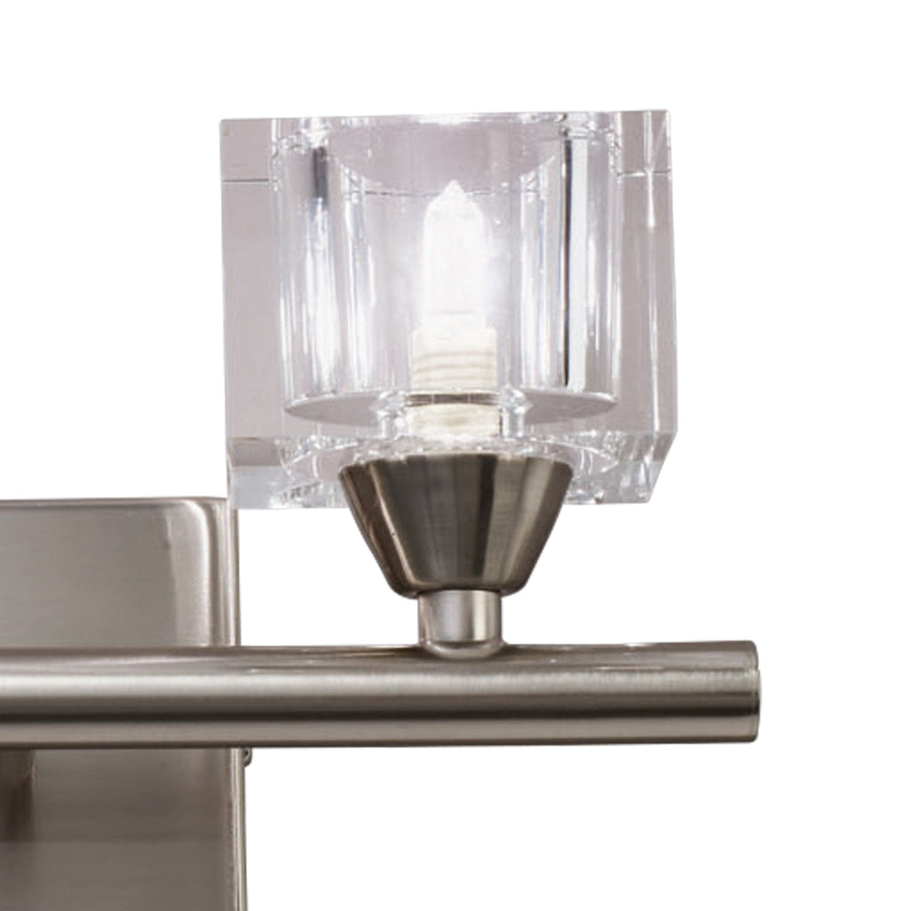 M2364SN Cuadrax Wall Lamp 2 Light G9 Satin Nickel