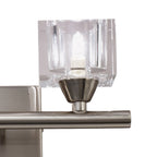 M2364SN Cuadrax Wall Lamp 2 Light G9 Satin Nickel