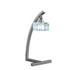 M2365SN Cuadrax Table Lamp 1 Light G9 Satin Nickel