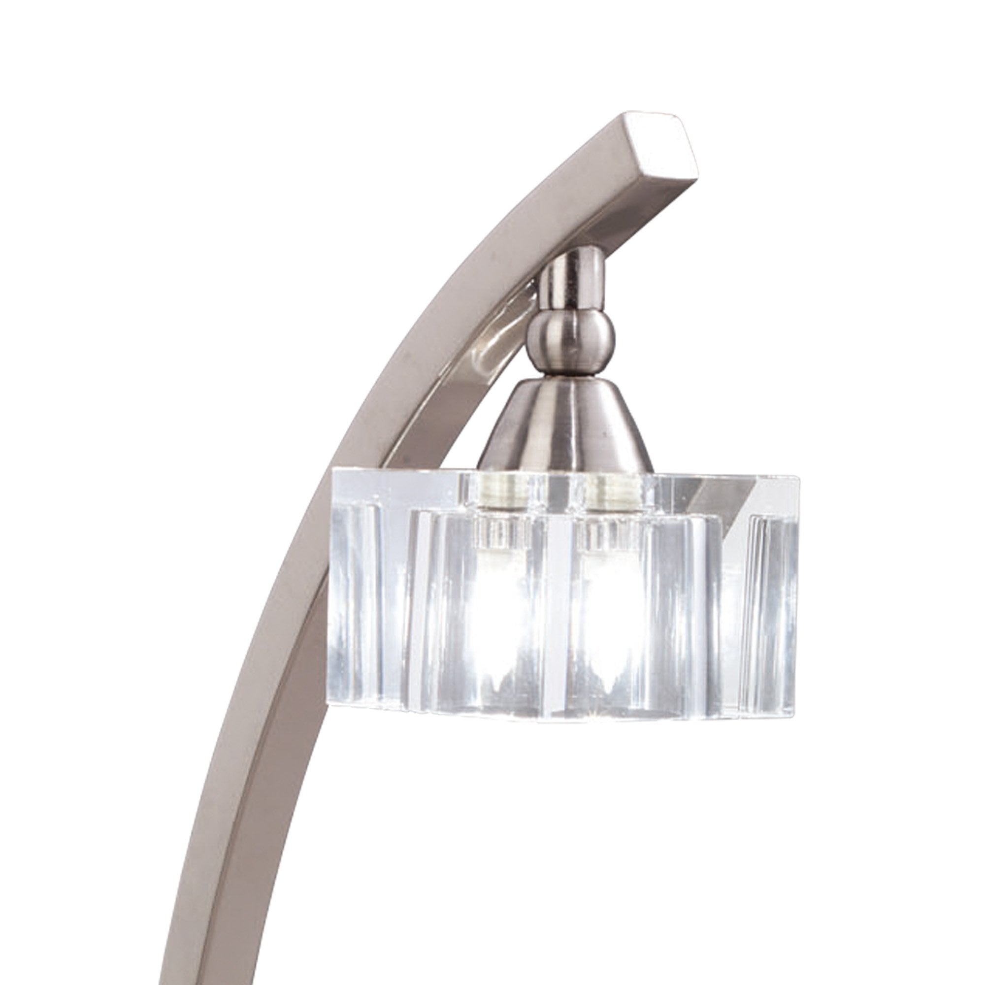 M2365SN Cuadrax Table Lamp 1 Light G9 Satin Nickel