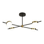 M7162 Cuba Ceiling 4 Light 32W LED Gold/Black