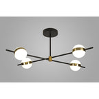 M7162 Cuba Ceiling 4 Light 32W LED Gold/Black