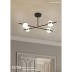M7164 Cuba Table Lamp 8W LED Gold/Black