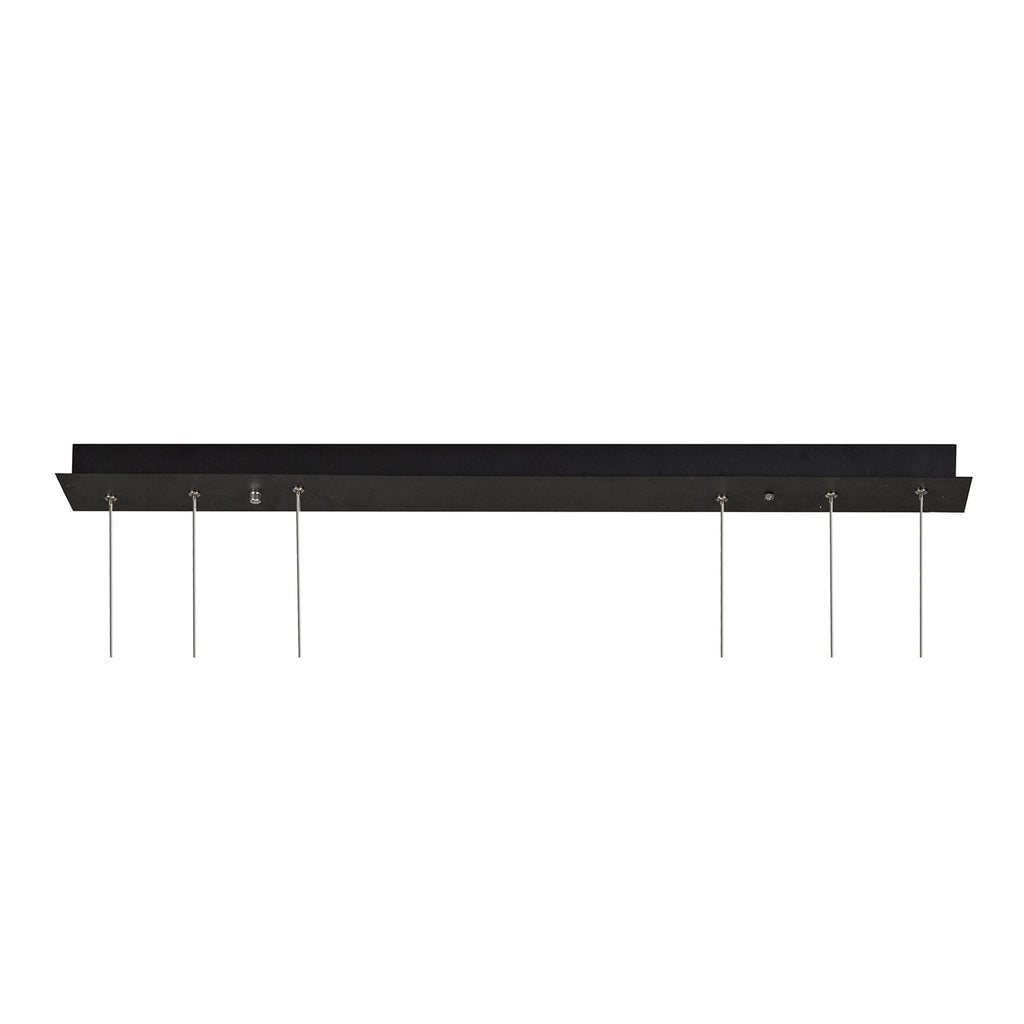M7160 Cuba Criss Cross Linear Pendant 4 Light 32W LED Gold Black