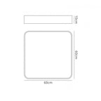 M5513 Cumbuco Flush 60cm Square 80W LED White/Acrylic