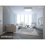 M5513 Cumbuco Flush 60cm Square 80W LED White/Acrylic