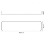 M5503 Cumbuco Flush Rectangle 85W LED White/ Acrylic