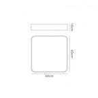 M6153 Cumbuco Ceiling 60cm Square 80W LED White
