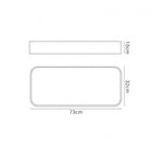 M5501 Cumbuco Flush Rectangular 50W LED White Acrylic