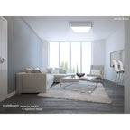 M5501 Cumbuco Flush Rectangular 50W LED White Acrylic