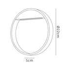 M6850 Cycle Outdoor Wall Light 10W LED Dark Grey