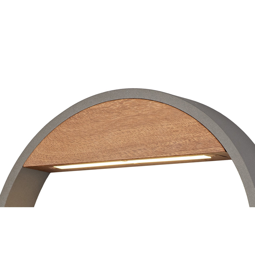 M6850 Cycle Outdoor Wall Light 10W LED Dark Grey