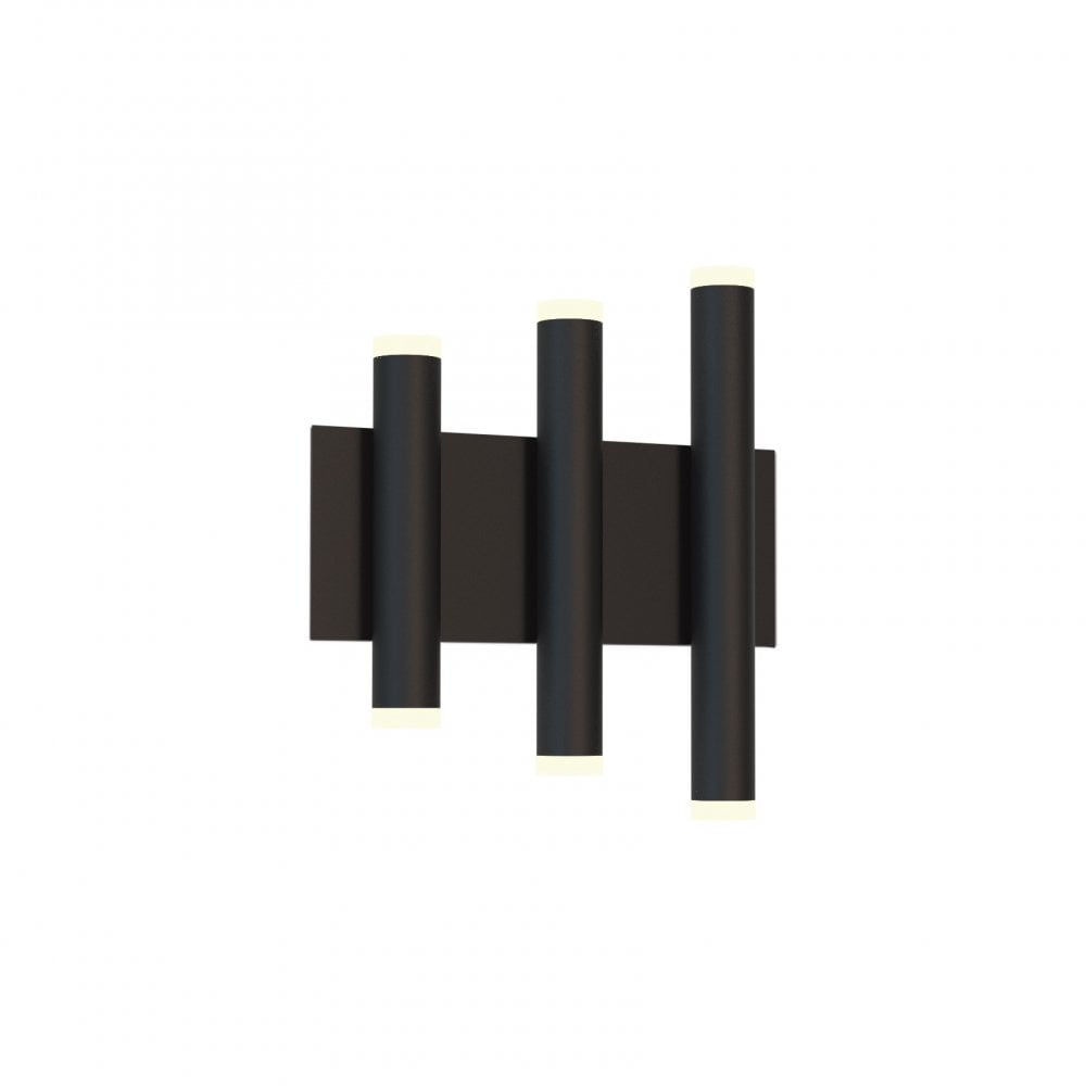 M8190 Cala 3+3 Light Wall Light 36W LED Sand Black