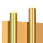 M8191 Cala 3+3 Light Wall Light 36W LED Gold