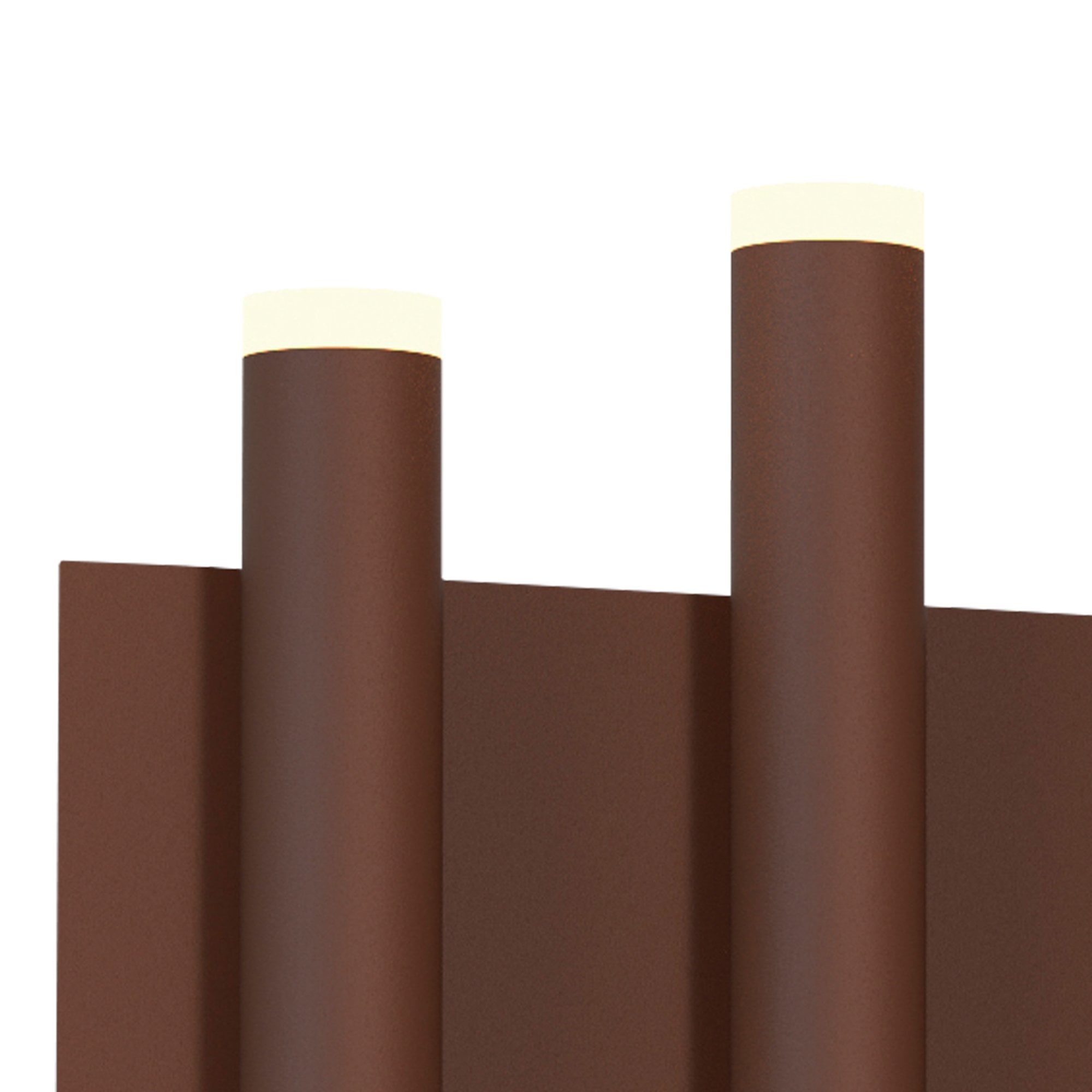 M8192 Cala 3+3 Light Wall Light 36W LED Rust Brown