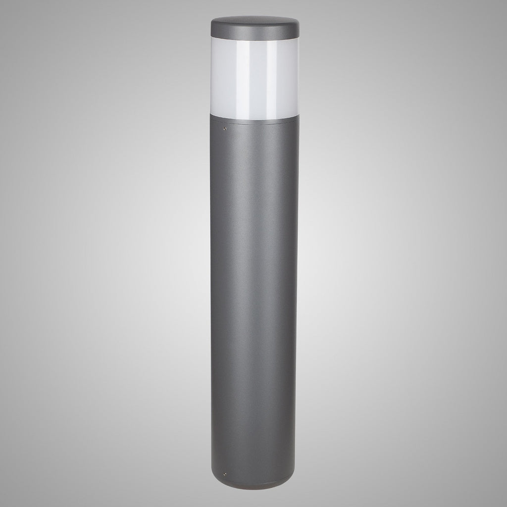 M8108 Chicago Outdoor 65cm Round Post Lamp 1 Light Anthracite