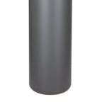 M8108 Chicago Outdoor 65cm Round Post Lamp 1 Light Anthracite