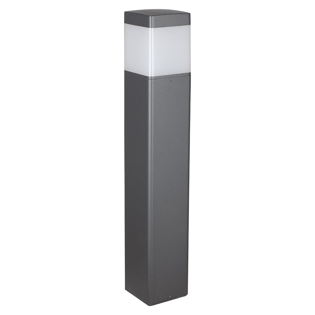 M8109 Chicago Outdoor 65cm Square Post Lamp 1 Light Anthracite