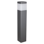 M8109 Chicago Outdoor 65cm Square Post Lamp 1 Light Anthracite
