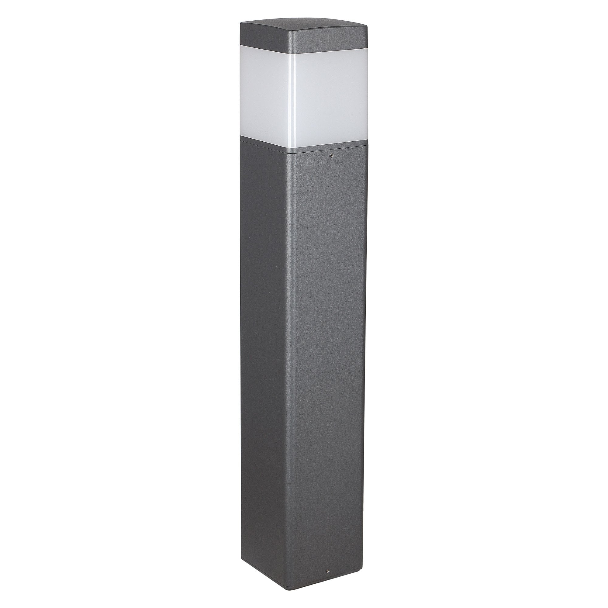 M8109 Chicago Outdoor 65cm Square Post Lamp 1 Light Anthracite