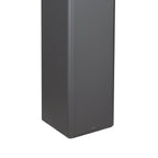 M8109 Chicago Outdoor 65cm Square Post Lamp 1 Light Anthracite