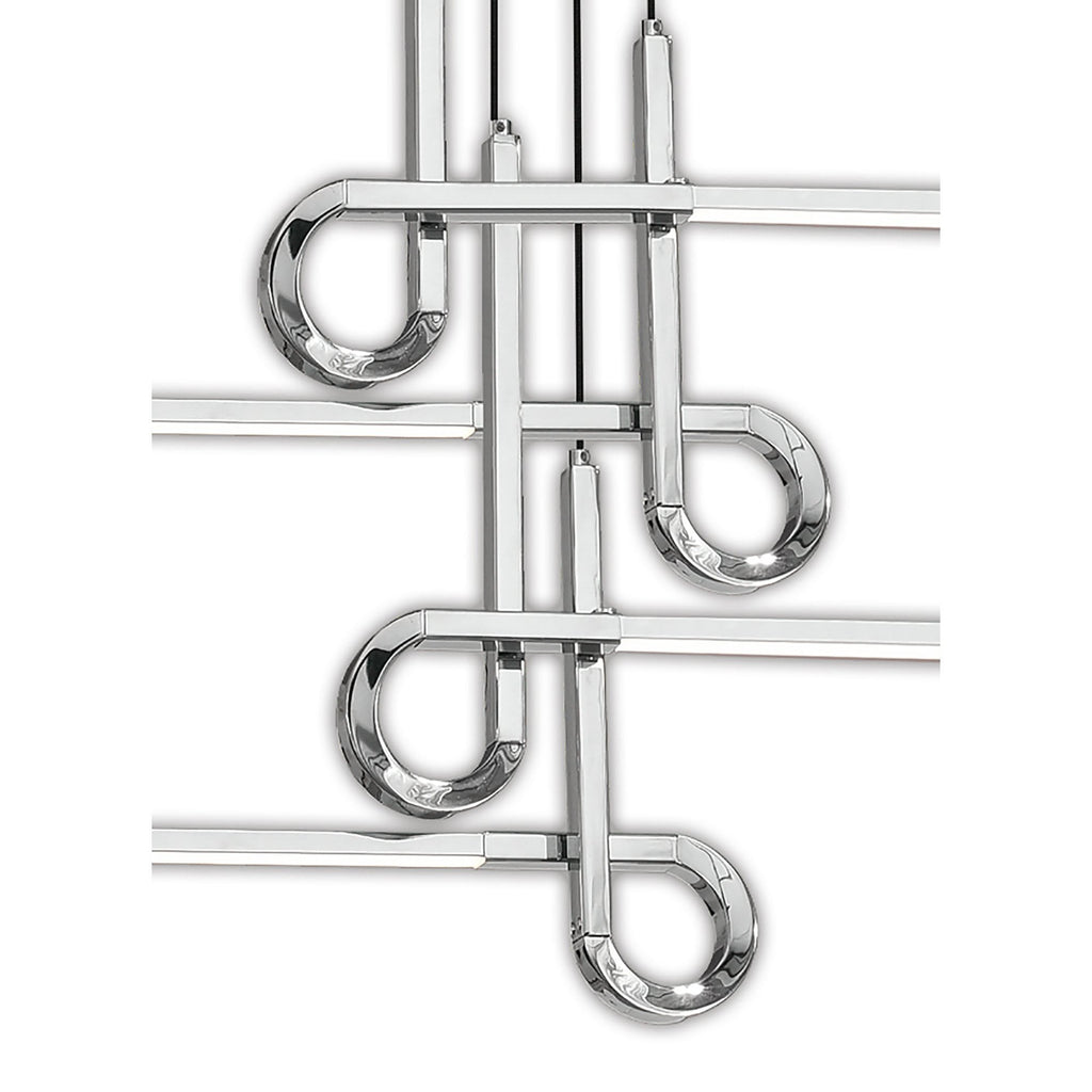 M6121 Cinto Linear Pendant 42W LED Polished Chrome