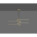 M6123 Cinto Linear Pendant 42W LED Antique Brass