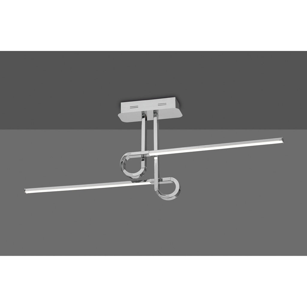 M6124 Cinto Linear Ceiling 20W LED Polished Chrome