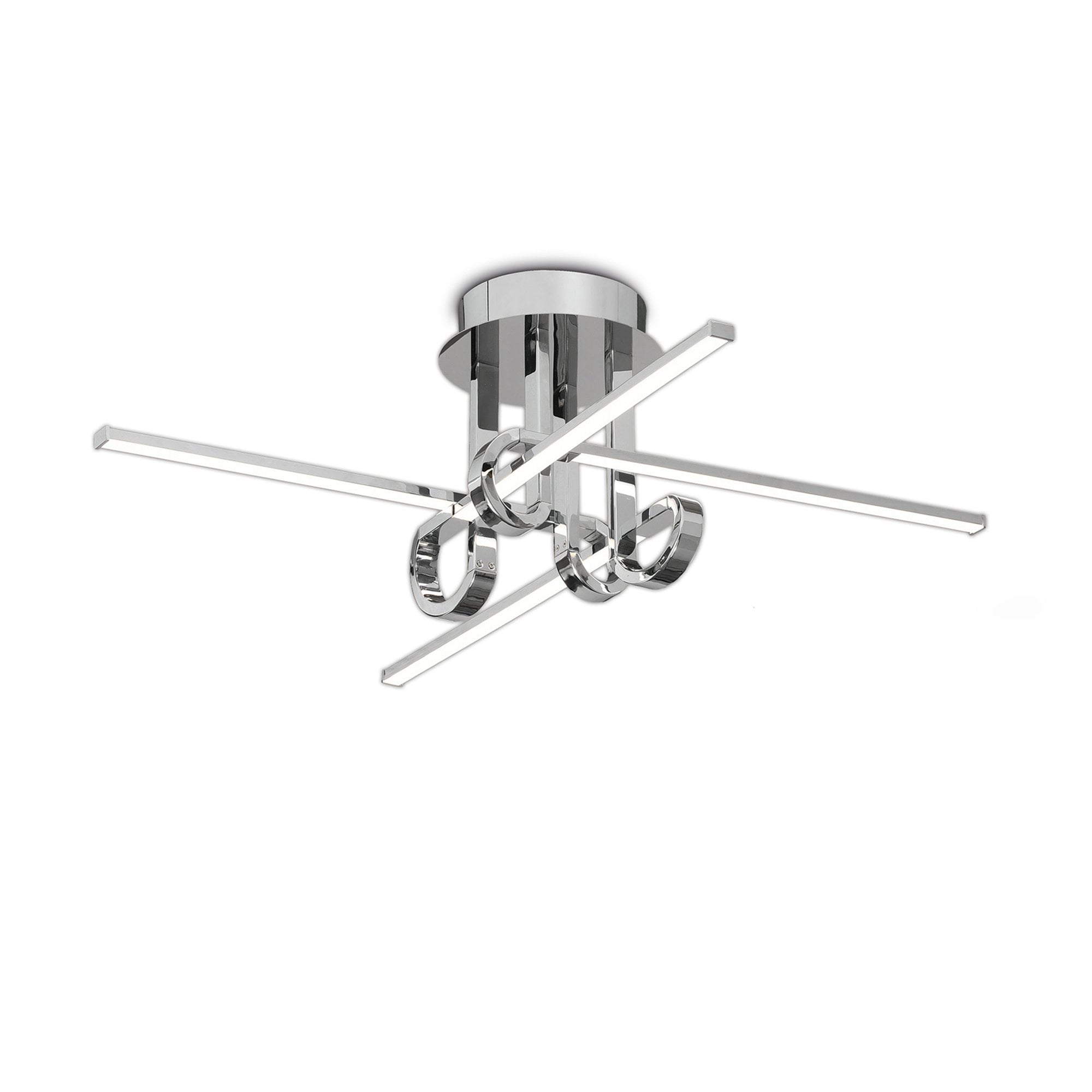 M6125 Cinto Ceiling 28W LED Polished Chrome
