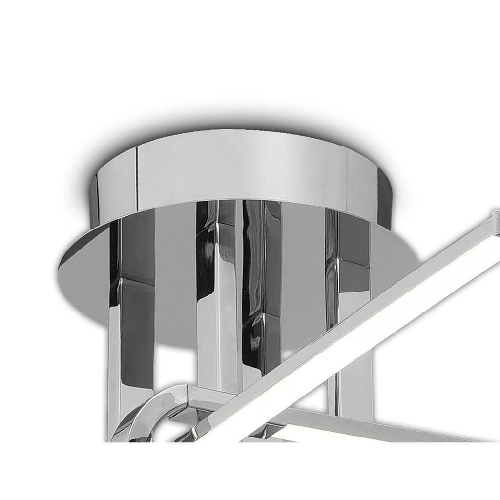 M6125 Cinto Ceiling 28W LED Polished Chrome