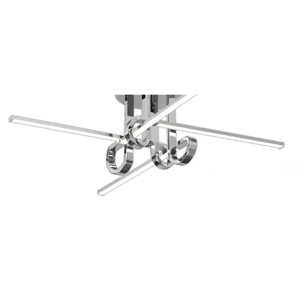 M6125 Cinto Ceiling 28W LED Polished Chrome