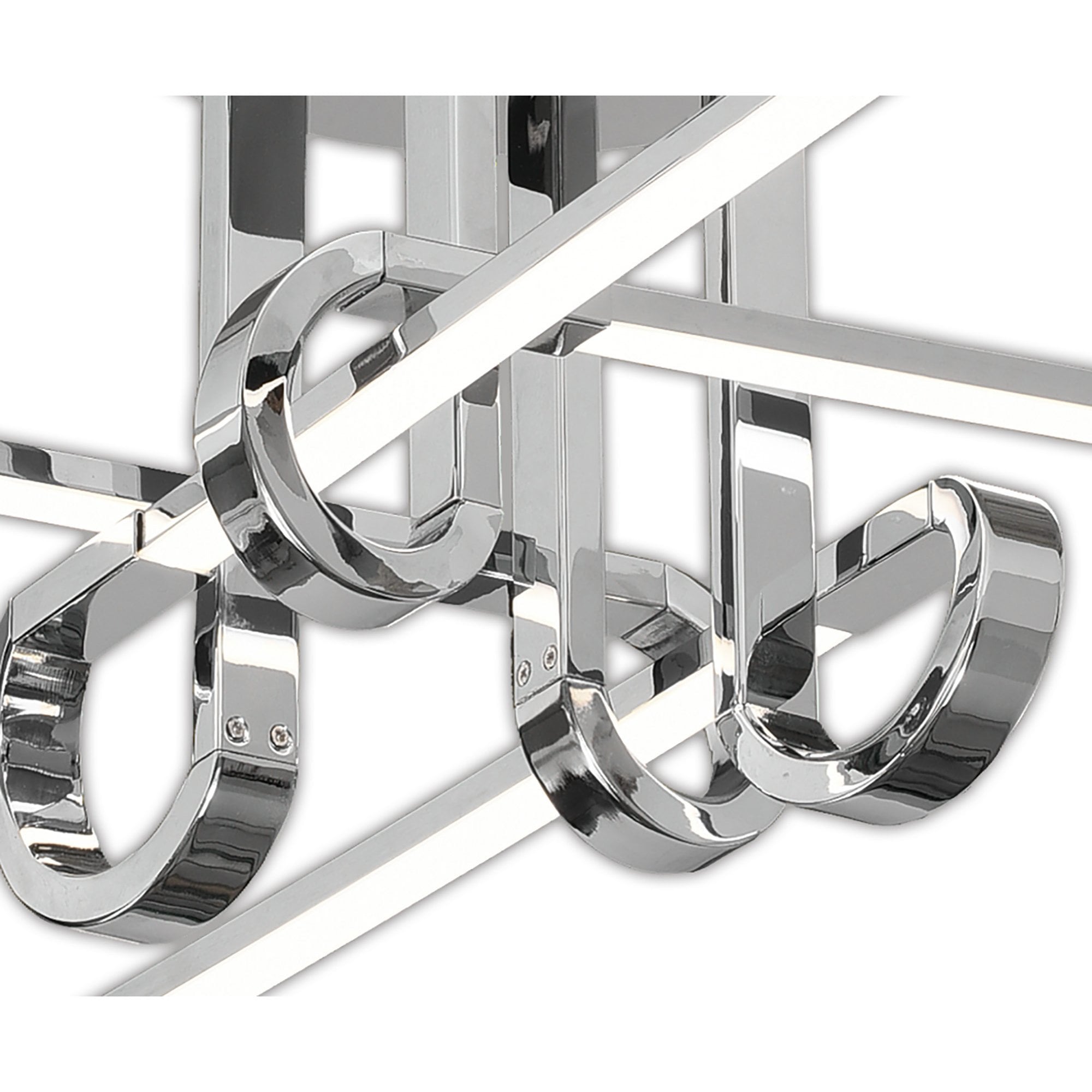 M6125 Cinto Ceiling 28W LED Polished Chrome