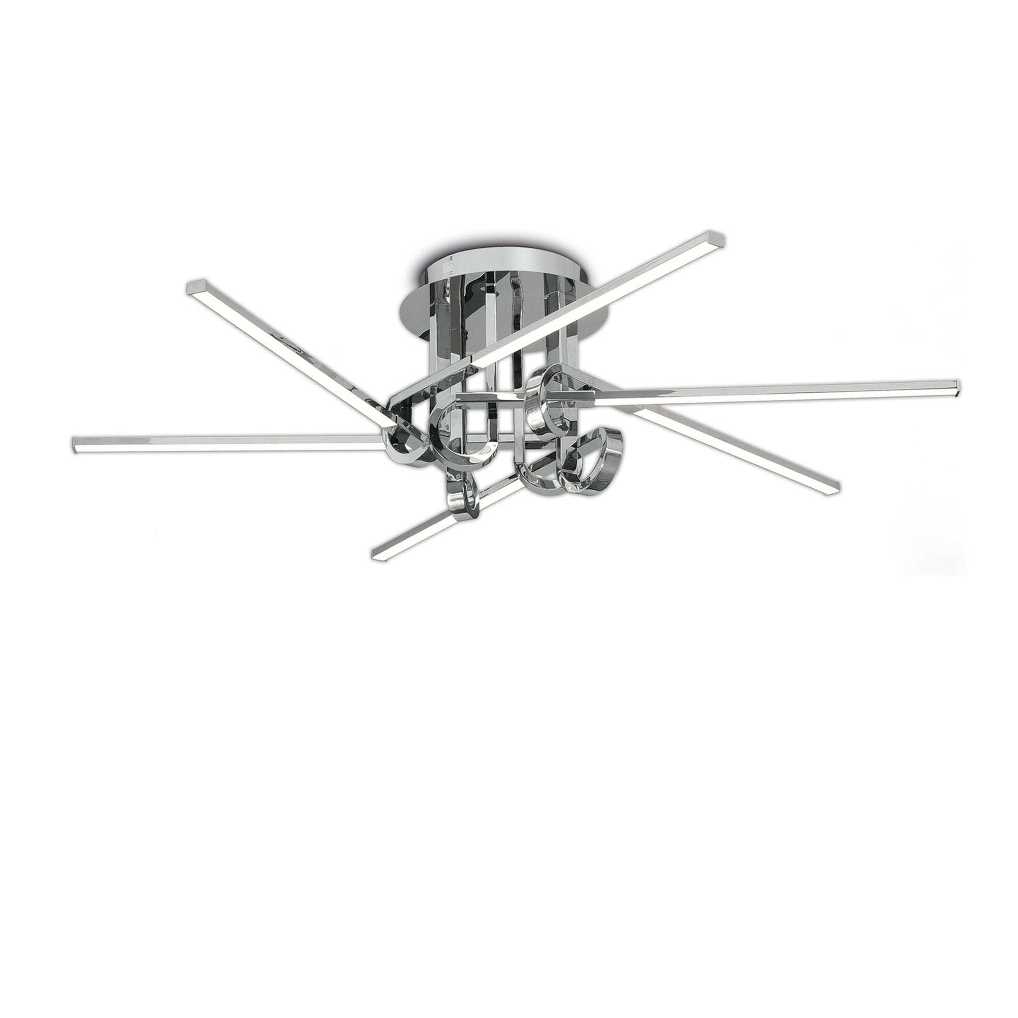 M6126 Cinto Ceiling 42W LED Polished Chrome