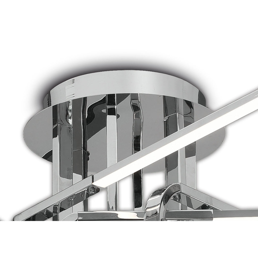 M6126 Cinto Ceiling 42W LED Polished Chrome