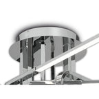 M6126 Cinto Ceiling 42W LED Polished Chrome