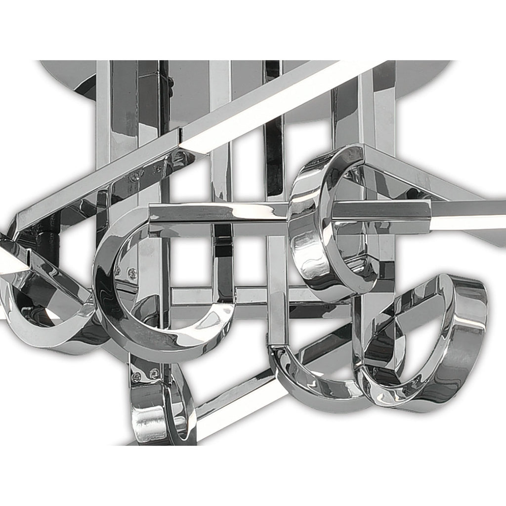 M6126 Cinto Ceiling 42W LED Polished Chrome