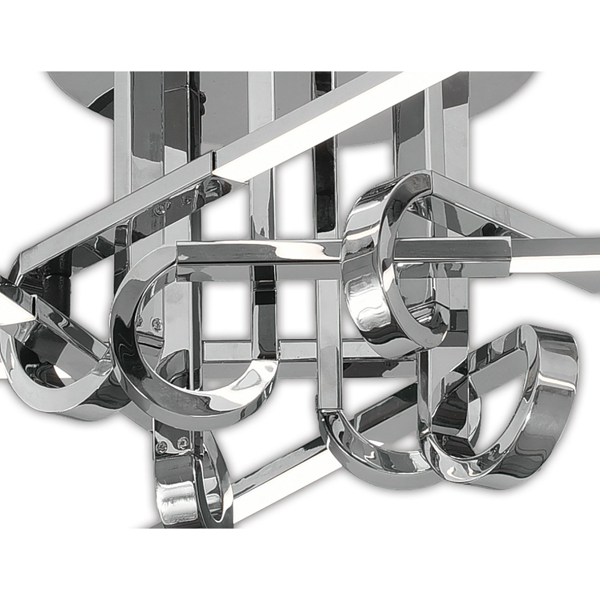 M6126 Cinto Ceiling 42W LED Polished Chrome