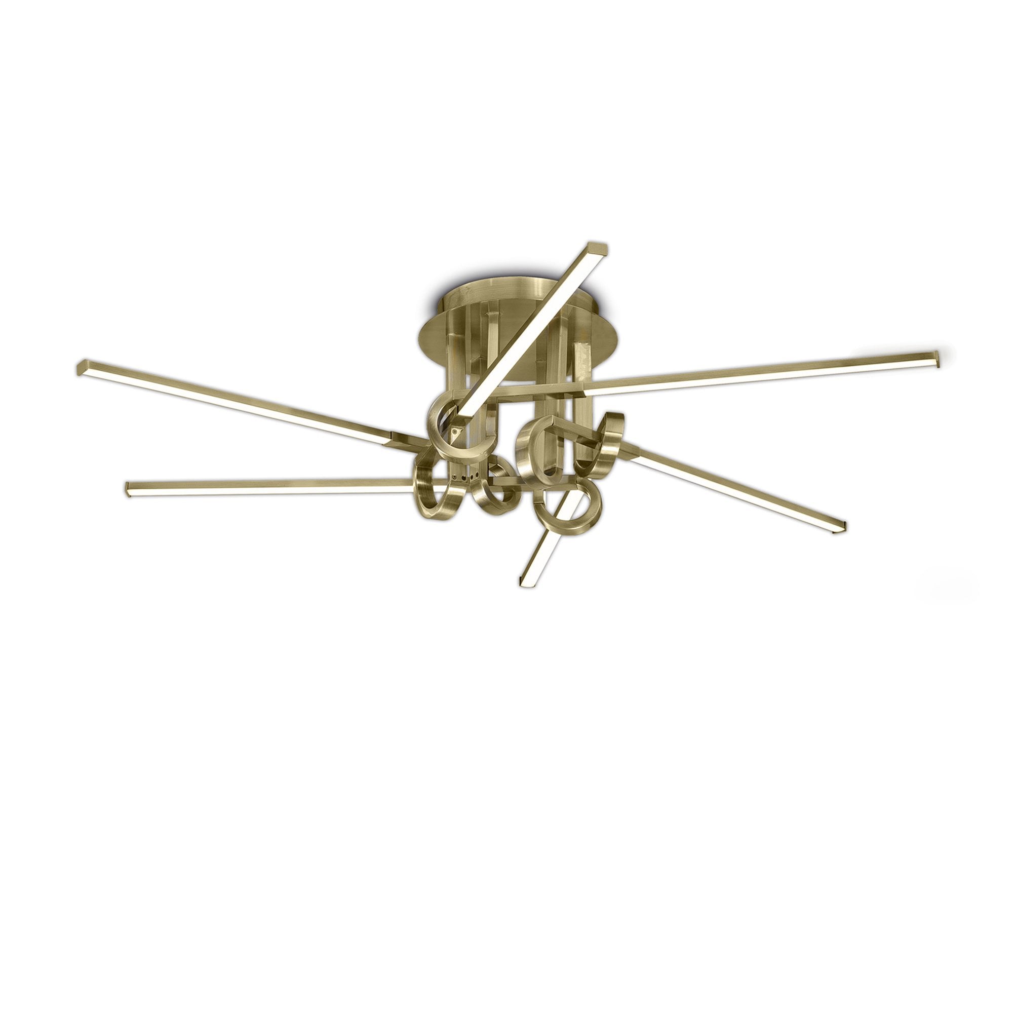 M6129 Cinto Ceiling 42W LED Antique Brass