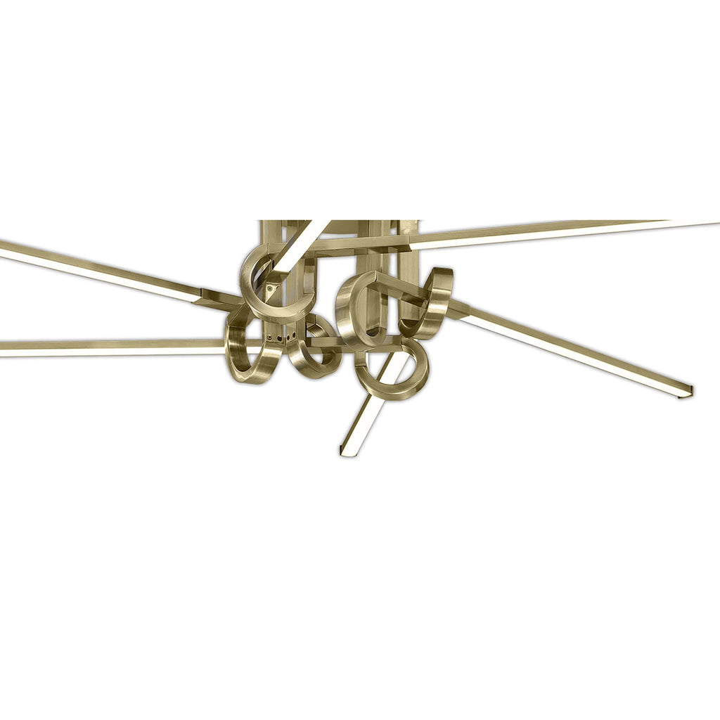 M6129 Cinto Ceiling 42W LED Antique Brass