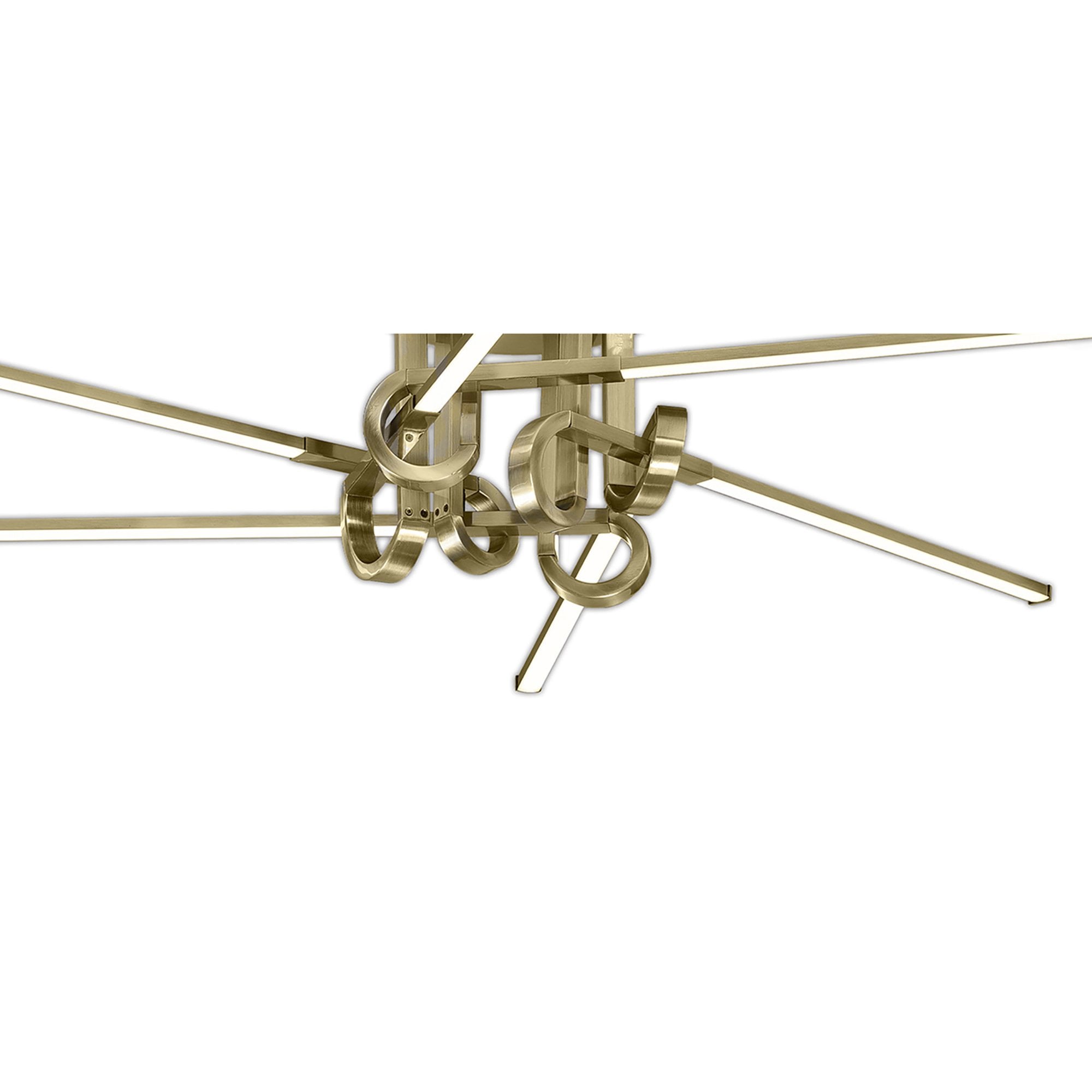 M6129 Cinto Ceiling 42W LED Antique Brass