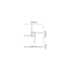 M6130 Cinto Ceiling 24W LED Antique Brass