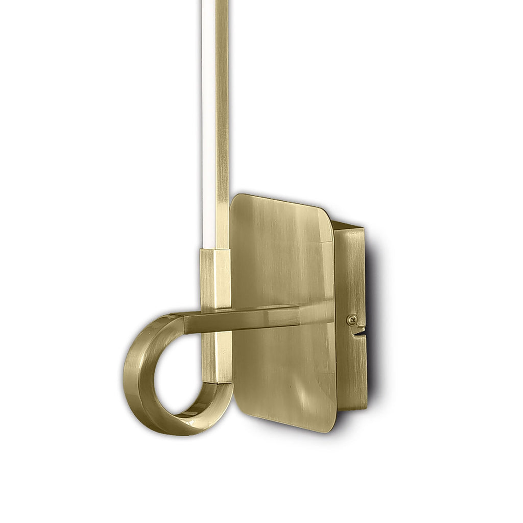 M6139 Cinto Wall Lamp 83cm 12W LED Antique Brass