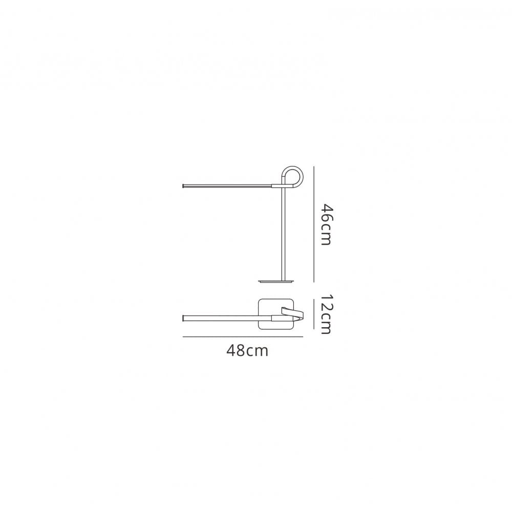 M6141 Cinto Table Lamp 6W LED Antique Brass
