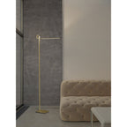 M6143 Cinto Floor Lamp 175cm 20W LED Antique Brass